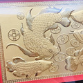 金耀龍魚-相框式黃金擺件_2