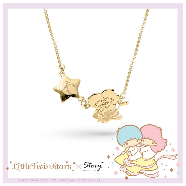 飛向星空-KikiLala雙星仙子-客製純銀項鍊