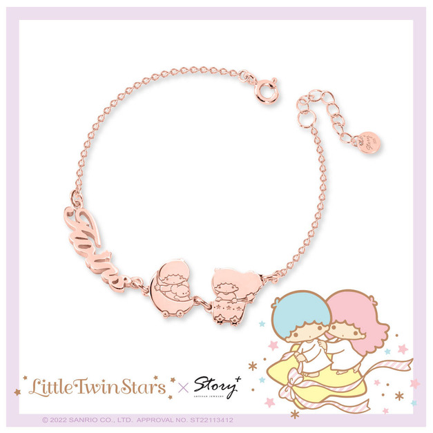 幸福列車-KikiLala雙星仙子-客製純銀手鍊