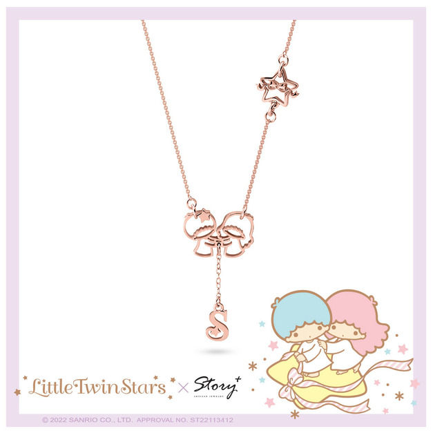 星語心願-KikiLala雙星仙子-客製純銀項鍊