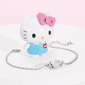 凱蒂貓-Hello Kitty-晶鑽純銀手鍊-Sanrio學院Mix系列_2