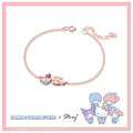 美樂蒂-MyMelody-晶鑽純銀手鍊-Sanrio學院Mix系列_1