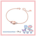 凱蒂貓-Hello Kitty-晶鑽純銀手鍊-Sanrio學院Mix系列_1