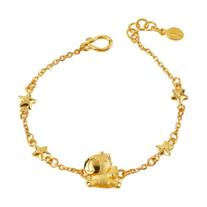 星願小馬-馬年彌月黃金手鍊-生肖馬手鍊