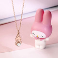 美樂蒂My Melody-守護誕生石-客製純銀項鍊_1