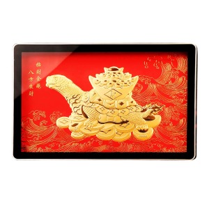 招財金龜-黃金金箔畫擺件