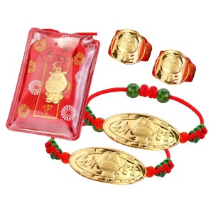 馬到幸福-馬年彌月金飾禮盒(0.20錢)