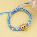 虎爺黃金彌月手鍊-粉藍色編織款_1