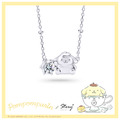 布丁狗-PomPomPurin-純銀項鍊-莫桑石單鑽系列