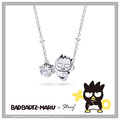 酷企鵝-Bad Badtz-maru-純銀項鍊-莫桑石單鑽系列