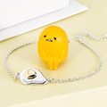 蛋黃哥-Gudetama-荷包蛋刻字-客製純銀手鍊_1