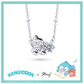 人魚漢頓-Hangyodon-純銀項鍊-莫桑石單鑽系列