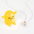蛋黃哥-Gudetama-雙層單字-客製純銀項鍊_1