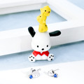 帕恰狗-Pochacco-晶鑽純銀耳環-經典系列_1