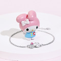 美樂蒂-MyMelody-晶鑽純銀手鍊-Sanrio學院Mix系列_2