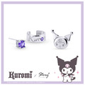 酷洛米-I Love Kuromi-純銀耳環-經典系列