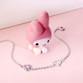 美樂蒂My Melody-守護誕生石-客製純銀手鍊_1