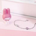 美樂蒂My Melody-守護誕生石-客製純銀手鍊_3