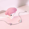 美樂蒂My Melody-守護誕生石-客製純銀手鍊_6