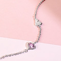 美樂蒂My Melody-守護誕生石-客製純銀手鍊_4