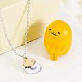 蛋黃哥-Gudetama-雙層單字-客製純銀項鍊_7