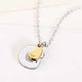 蛋黃哥-Gudetama-雙層單字-客製純銀項鍊_6