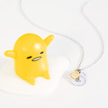 蛋黃哥-Gudetama-雙層單字-客製純銀項鍊_1