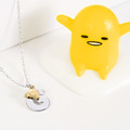 蛋黃哥-Gudetama-雙層單字-客製純銀項鍊_5