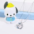 帕恰狗-Pochacco-晶鑽純銀項鍊-Sanrio學院Mix系列_2