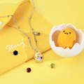 蛋黃哥-Gudetama--誕生石純銀項鍊-誕生系列_5