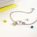 蛋黃哥-Gudetama--誕生石純銀手鍊-誕生系列_4