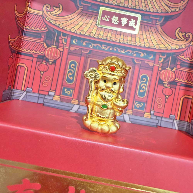福德正神黃金神像擺件