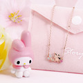美樂蒂-MyMelody-蝴蝶晶鑽純銀項鍊-童話仙子系列_6