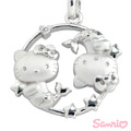 Hello Kitty凱蒂貓-雙魚座(2/19~3/20)-星座銀飾墜子_1