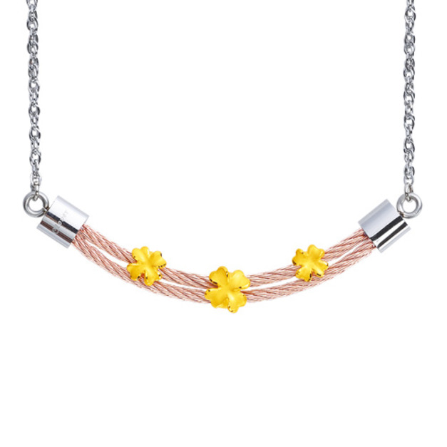 花漾世界-金加鋼項鍊