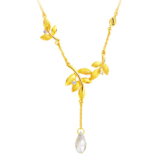 沐夏晨露-黃金項鍊