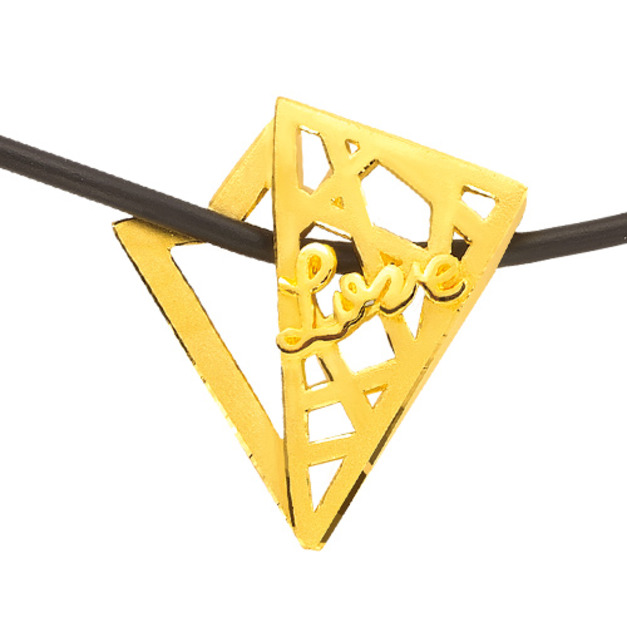 愛的印記-黃金墜子(男)