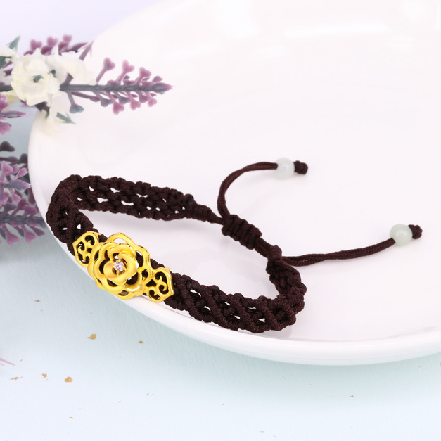 曼妙-編織黃金手鍊