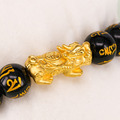 招財貔貅-六字箴言黃金手鍊_1
