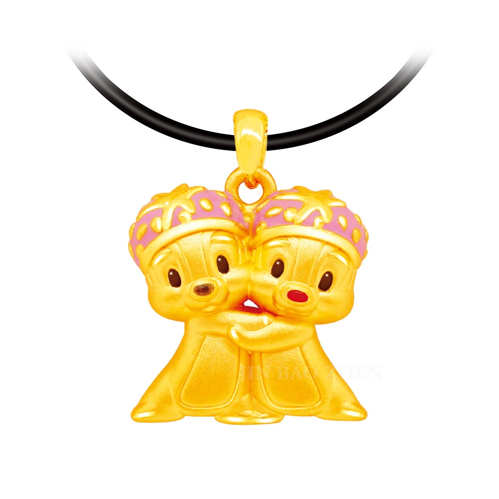 奇奇蒂蒂草莓黃金項鍊