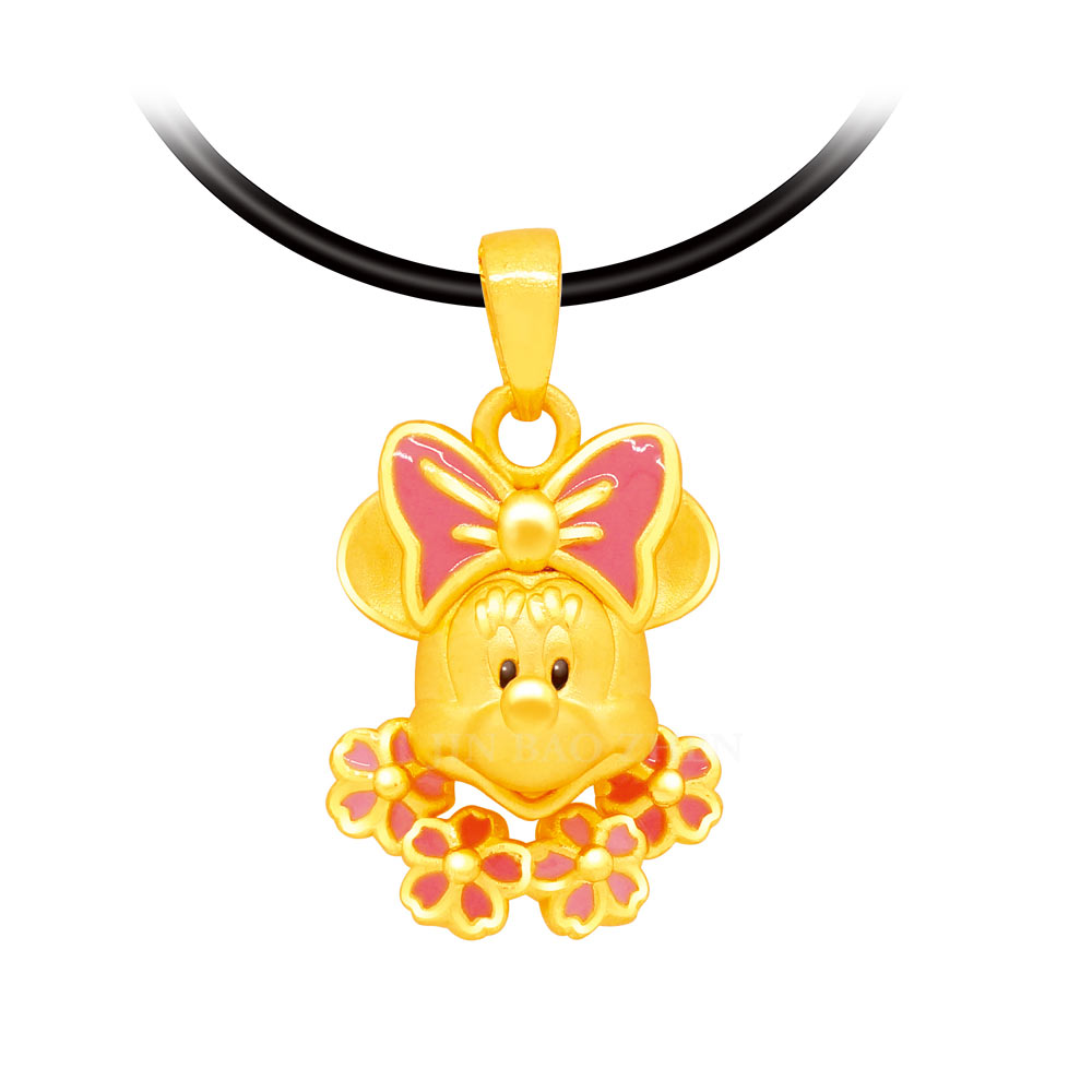 櫻花米妮黃金項鍊