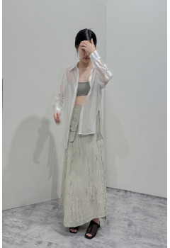 微光澤天絲襯衫