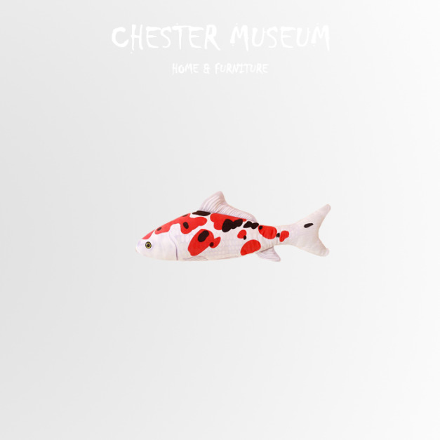 大正三色錦鯉抱枕