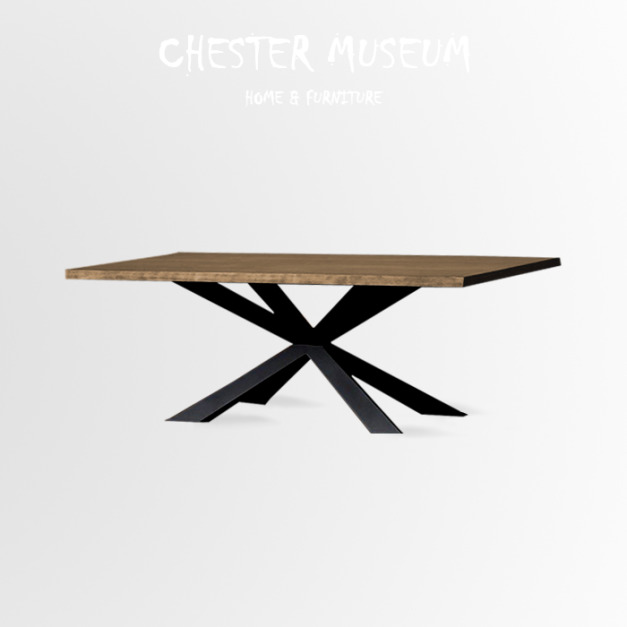 工業風松木桌子(B款)