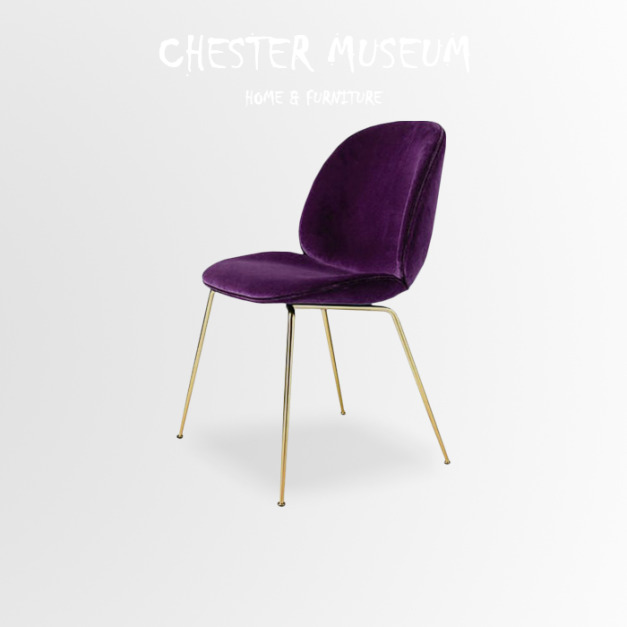 奢華紫金甲殼椅