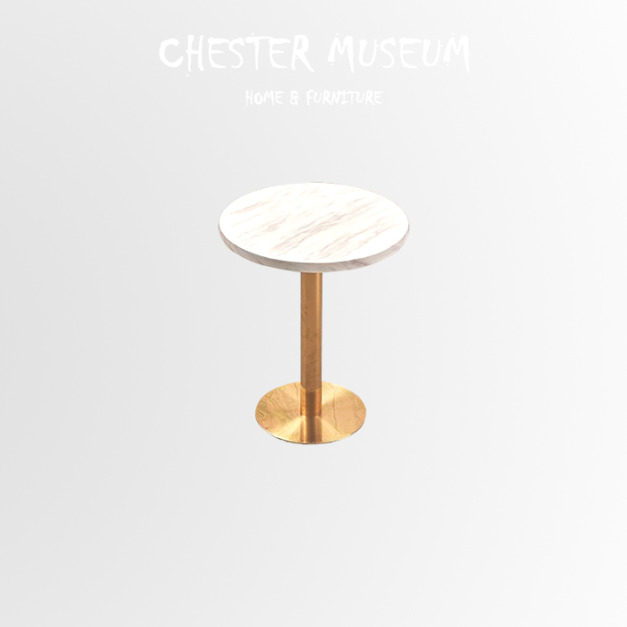 大理石圓形咖啡桌