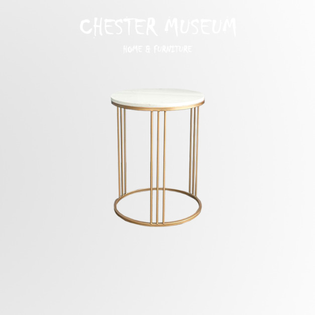 大理石金色小桌子