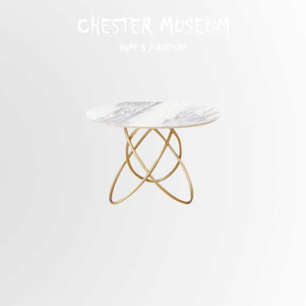 北歐風軌道大理石桌