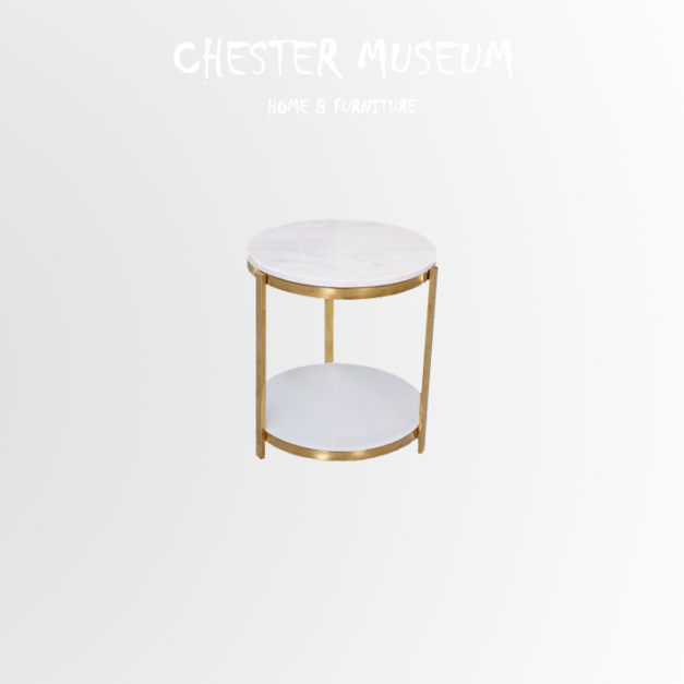 北歐風金邊設計邊几