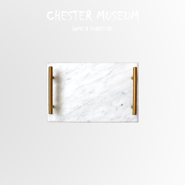 I字手把大理石托盤